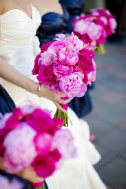 Bright Pink Bridal Bouquet Bridal Bouquet Pink Pink Wedding Flowers Dark Pink Weddings