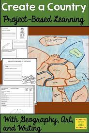 Create A Country Project Based Learning Geography And Map Skills Project Based Learning Geography Project Map Skills