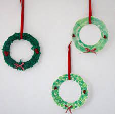 Wir basteln einen frosch aus papptellern, kinderleichte schnelle bastelidee für die kita. Diy Selbstgebastelter Pappteller Weihnachtskranz Als Geschenkidee Fur Oma Und Opa Lavendelblog