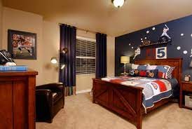 You can find everything from comforters, lamps, pillows, mirrors, and knick knacks that are baseball themed, and also wall stickers, art, and painting ideas. Baseball Bedroom Houzz