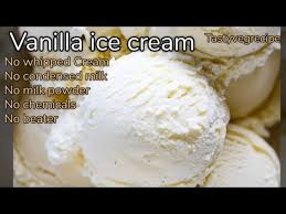 And it can also be dairy free, corn syrup free, banana free, sugar free, and nut free (no cashews), with no preservatives or xanthan gum, and no ice cream maker required. Vanilla Ice Cream Without Whipped Cream Condensed Milk Milk Powder Chemicals Beater Youtube