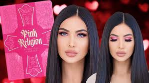 💘 Get Valentines Day Glam With Me Using the Jeffree Star Pink Religion  Palette 💕