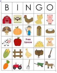 Animal Printable Bingo Cards For Kids Farm Bingo Freebie Farm Theme Preschool Farm Preschool Farm Unit Preschool