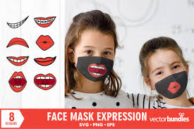 Download Lips Expression For Face Mask Bundle Graphic By Vectorbundles Creative Fabrica PSD Mockup Templates