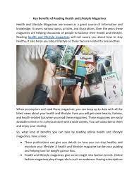 I told my wife, i'm sure glad i only have to support us and not a lifestyle too. disclaimer: Key Benefits Of Reading Health Lifestyle Magazines By Magazines Worldwide Store Issuu
