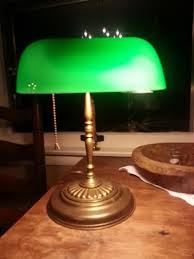 Vintage Banker 39 S Desk Lamp Vintage Library Lamp Green Glass Library Lamp Piano Lamp Emerald Green Glass S Lamp Bankers Desk Lamp Antique Table Lamps