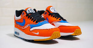 These submissions are not associated with cartoon network or toei entertainment. Dragon Ball Z X Nike Air Max 1 Son Goku Custom Sneakers Magazine