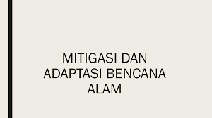 Dalam proses mitigasi bencana, diperlukan banyak informasi untuk menjadi dasar perencanaan mitigasi bencana. Mitigasi Dan Adaptasi Bencana Alam Ppt Download