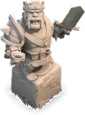 Limited Edition Clash Of Clans Supercell Golden Barbarian Statue | Ebay