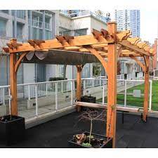 Pergola Kits Costco Breeze Pergola With Retractable Canopy Pergola Patio Pergola Shade Retractable Pergola