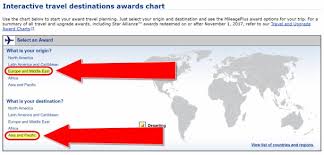 United Airlines Award Chart Million Mile Secrets