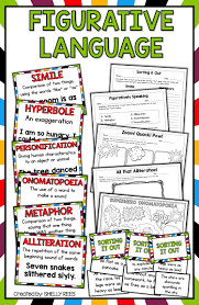 Figurative Language Worksheets And Posters Figurative Language Activities Figurative Language Figurative Language Activity Similes And Metaphors