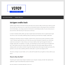 Your free song credit balance is displayed on your dashboard in the computer app. Istripper Credits Hack Free Istripper Credits Archived 2021 07 18