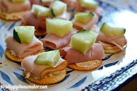 Maybe you would like to learn more about one of these? Cracker Stackers With Cucumber Cream Cheese Ham