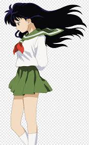 Maybe you would like to learn more about one of these? Kagome Illustration Kagome Higurashi Inuyasha Kikyo Naraku Kanna Inuyasha Black Hair Manga Human Png Pngwing