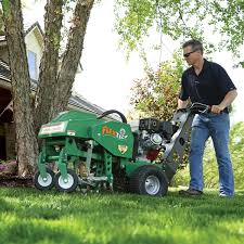 Dethatch or aerate before overseeding february 28, 2019 bradley stevens lawn to get high germination rates when overseeding, not only is it important to water the seeds, but also make sure the seeds and soil have good contact. Comparing Aeration And Overseeding Techniques Turf Magazine