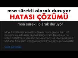Android samsung, xiaomi telefonlarda google durduruldu hatası çözümü kullanıcılar için araştırma konusu oldu. Msa Surekli Olarak Duruyor Hatasi Cozum Yollari Android Yukle Msa Surekli Olarak Duruyor Hatasi Cozum Yollari Android Mp3 Yukle