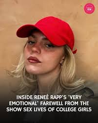 Reneé Rapp bids farewell to Sex Lives of College Girls after three seasons.  Her character, Leighton Murray, made a heartfelt exit in the November 27  episode. Rapp, who announced her departure in