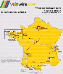 The 2021 tour de france will be the 108th edition of the tour de france, one of cycling's three grand tours. Tour De France 2021 The Rumours About The Race Route And The Stage Cities Blog Velowire Com Photos Videos Actualites Cyclisme