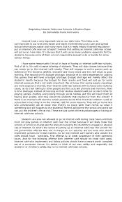 Cyberbullying has become one of the main problem in today`s world, which is under the influence disclaimer: Doc Regulating Internet Cafes Near Schools A Position Paper Xyriel Uy Academia Edu