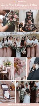 Bridal bouquet with beige and creamy roses and bridal rings on white bed. All 20 Dusty Rose Wedding Color Palettes Colorsbridesmaid