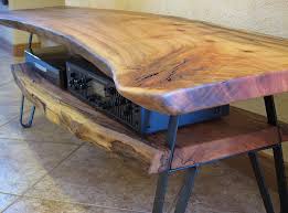 Solid Slab Tv Stand Live Edge Furniture Wood Slab Table Rustic Furniture