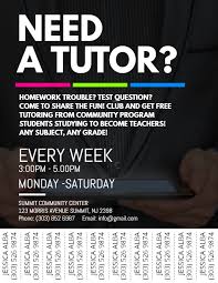 Language And Math Tutor Flyer Template Tutoring Flyer Substitute Teacher Business Cards Tuition Flyer