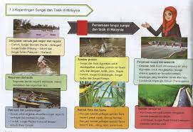 Di malaysia, terdapat beberapa sungai yang penting untuk aktiviti harian semua penduduk. Geografi Tingkatan 1 Kepentingan Sungai Dan Tasik Di Malaaysia
