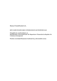 Https Www Bancatransilvania Ro Files Aga Situatii Financiare Consolidate Si Individuale La 31 Decembrie 2019 5 Situatiile Financiare Individuale Si Consolidate La 31 Decembrie 2019 Pdf