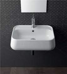 Easy wash basin and granite fixing with kadapa stone full nosing granite fixing work basin kadpaston. Wall Hung Counter Basin 60