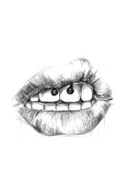 Piercing Lips Drawing Cool Dragon Drawings In Pencil Cool Sketches Drawing Sketches