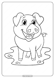 They can be used as a smart and, on the other hand, very efficient educational tool and expand kids' knowledge about dinosaurs. Printable Pig Coloring Pages Free For Kids