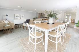 Favorite beautiful dining room with feature ceiling and bar area. Spring Into Our Hamptons Range Shack Homewares