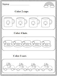 St Patrick S Day Worksheet For Kids Crafts And Worksheets For Preschool Toddler And Kindergart Preschool Homework Free Preschool Printables Holiday Homework