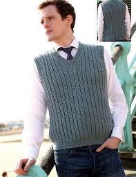 Women oversized houndstooth sweater vest vintage knitted v neck sleeveless pullover. Free Vests Knitting And Crochet Patterns For Men