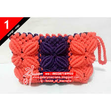 Maybe you would like to learn more about one of these? Dompet Tali Kur Motif Bunga Kerang Besar Warna Orange Ungu Tua Shopee Indonesia