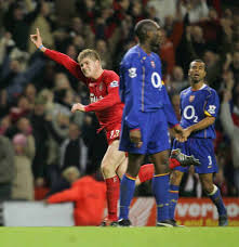 A goal and an assist at home from a defensive forward. Liverpool 2 1 Arsenal 2004 Last Gasp Mellor Strike Stuns Gunners Liverpool Fc This Is Anfield
