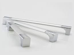White modern kitchen cabinet handles. 160mm Silver Aluminium Door Pulls Simple Modern Kitchen Cabinet Handles Combination With Zinc Alloy