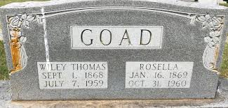 Wiley Thomas Goad (1868-1959)