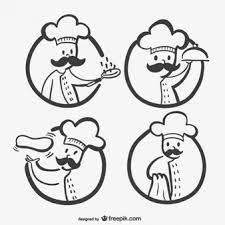 Pin By Malique Johnson On Vetor Chef Logo Colorful Logo Design Logo Design