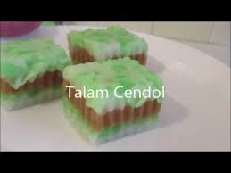 Gaul tepung jagung, tepung beras pulut bersama tepung beras hingga sebati 2. Talam Cendol Youtube