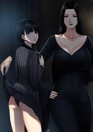 Rule 34 - 2girls Addams Family Animification Ass Big Boobs Big Breasts Big  Tits Black Eyes Black Hair Black Lips Black Theme Boobs Book Braid Braided  Ponytail Breasts Clothes Lift Collarbone Disembodied