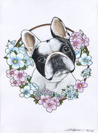 If you want to learn drawing flowers, you are in right place.today i complied easy flower drawings step by step for you. Frenchie French Bulldog Tattoo Design Cutie Dog Painting Dog Portrait Flowers Dog Portrait Tattoo Dog Tattoos French Bulldog Tattoo