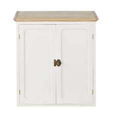 1 offre partenaire neuve dès 93,90€. Meuble Haut De Cuisine 2 Portes En Manguier Massif Blanc L60 Cezanne Maisons Du Monde