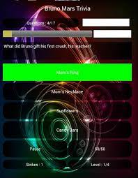 Jan 20, 2021 · how well do you know bruno mars? Bruno Mars Trivia For Android Apk Download