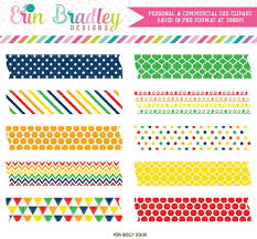 276 free images of paper clips. Digital Washi Tape Clipart Primary Rainbow Colors Instant Etsy In 2020 Planner Stickers Clip Art Instant Download Etsy