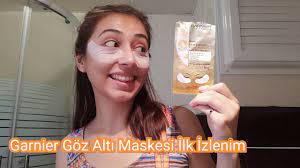 Sonunda Uygun Fiyatli Goz Alti Maskesi Buldum Garnier Nem Bombasi Goz Alti Torbalarina Karsi Maske Youtube