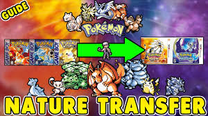 how to know natures in pokemon red blue and yellow transfer them to pokemon sun and moon guide