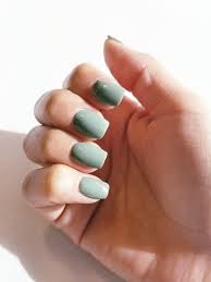 Light Army Green Gelnails Acrylicnails Green Acrylic Nails Light Nails Green Nails