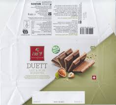 Duett Lait Noir Noisettes Schokolade Mit Haselnusssplittern 2018 Haselnuss Schokolade Schokolade Tafeln